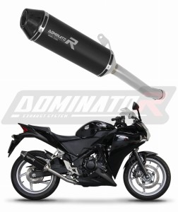 Honda CBR 250 R 2011 - 2013 εξάτμιση Σιγαστήρας HP3 BLACK + dB killer medium