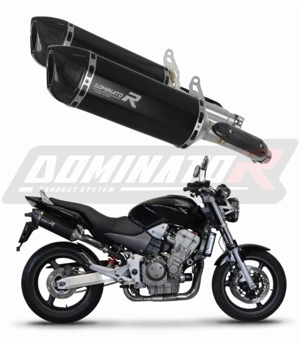εξάτμιση τελικό DOMINATOR HP1 ΜΑΥΡΟ κατάλληλο για μοτοσυκλέτα Honda CB 900F HORNET 2002 - 2007 6