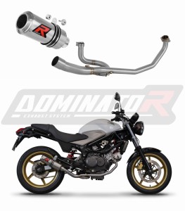 Honda VTR 250 2009 - 2015 Ολόκληρο σύστημα Συλλέκτης εξάτμιση Σιγαστήρας GP + dB killer