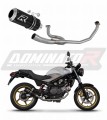 πλήρες σύστημα εξάτμισης με τελικό DOMINATOR Full System GP ΜΑΥΡΟ κατάλληλο για μοτοσυκλέτα Honda VTR 250 2009 - 2015 6