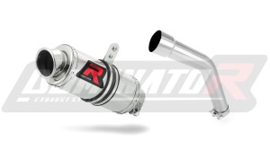 Kawasaki KLE 500 1991 - 2007 Exhaust Silencer Muffler GP1 + dB killer medium