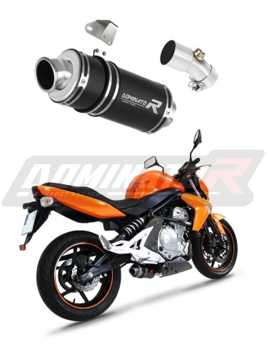 εξάτμιση τελικό DOMINATOR GP1 ΜΑΥΡΟ κατάλληλο για μοτοσυκλέτα Kawasaki ER - 6 N / F 650 2009 - 2011 6