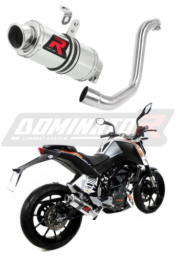 εξάτμιση σιλανσιέ DOMINATOR GP1 κατάλληλη για μοτοσυκλέτα KTM 200 Duke 2011 - 2016 5