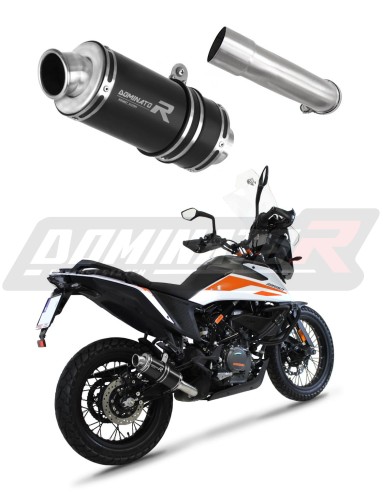 εξάτμιση τελικό DOMINATOR GP1 ΜΑΥΡΟ κατάλληλο για μοτοσυκλέτα KTM 390 Adventure 2020 - 2023 6