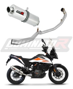 KTM 390 Adventure 2020 - 2024 Full Exhaust System Collector Silencer OV + dB killer medium