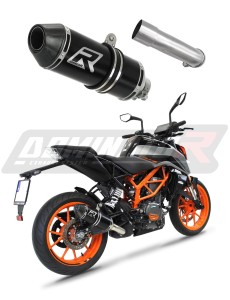 KTM 390 Duke 2021 - 2023 εξάτμιση Σιγαστήρας HP3 BLACK + dB killer medium