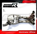 decat μεσαίο καζανάκι DOMINATOR Mid Pipe κατάλληλο για τη μοτοσυκλέτα S1000R 2014 - 2016 2