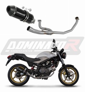 Honda VTR 250 2009 - 2015 Πλήρες σύστημα Συλλέκτης εξάτμισης Τελικό HP3 BLACK + dB killer