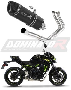 Kawasaki Z650 2017 - 2023 Πλήρες σύστημα Πολλαπλή εξάτμιση Τελικό HP1 BLACK + dB killer medium