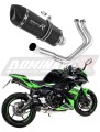 ολοκληρωμένο σύστημα εξάτμισης με τελικό DOMINATOR Full System HP1 ΜΑΥΡΟ κατάλληλο για τη μοτοσυκλέτα Kawasaki NINJA 650 2017 - 2022 3