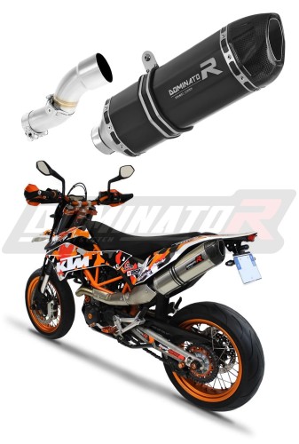 εξάτμιση τελικό DOMINATOR HP1 ΜΑΥΡΟ κατάλληλο για μοτοσικλέτα KTM 690 SMC R 2012 - 2017 3