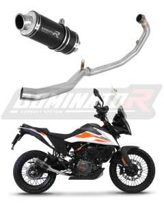 KTM 390 Adventure 2020 - 2024 Ολόκληρο σύστημα Πολλαπλή εξαγωγής Εξάτμιση Σιγαστήρας GP1 BLACK + dB killer medium
