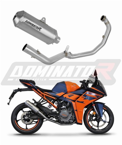 ολοκληρωμένο σύστημα εξάτμισης με τελικό DOMINATOR Full System OV G2 κατάλληλο για μοτοσυκλέτα KTM RC 390 2022 - 2024 7