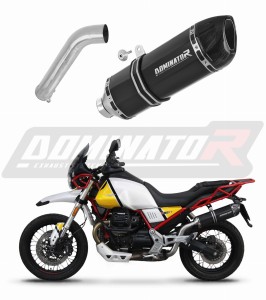 Moto Guzzi V85 TT 2021 - 2023 εξάτμιση Σιγαστήρας HP1 BLACK + dB killer