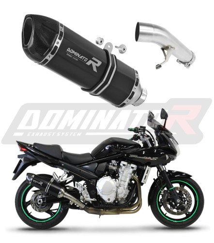 εξάτμιση τελικό DOMINATOR HP1 ΜΑΥΡΟ για μοτοσυκλέτα Suzuki GSF 1250 N / S BANDIT 2007 - 2016 6