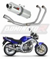 ολοκληρωμένο σύστημα εξάτμισης με τελικό DOMINATOR Full System Οβάλ κατάλληλο για τη μοτοσυκλέτα Suzuki GS 500E 1989 - 2009 7