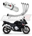 πλήρες σύστημα εξάτμισης με τελικό DOMINATOR Full System Οβάλ κατάλληλο για τη μοτοσυκλέτα Suzuki GSXF 650 2007 - 2016 7