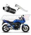 εξάτμιση τελικό DOMINATOR GP1 ΜΑΥΡΟ κατάλληλο για μοτοσυκλέτα Suzuki GSF 650 BANDIT N / S 2005 - 2006 6