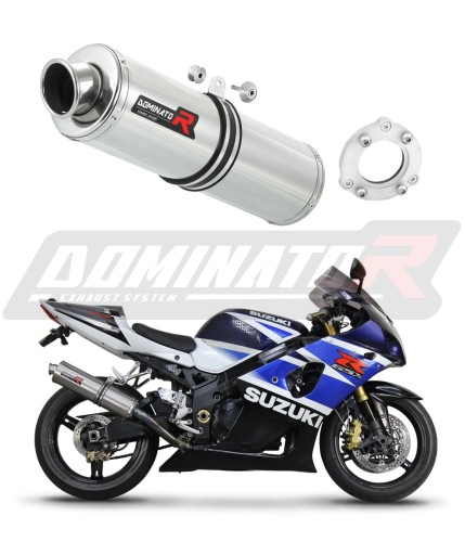 εξάτμιση τελικό DOMINATOR Bolt-on Στρογγυλό κατάλληλο για μοτοσυκλέτα Suzuki GSXR 1000 K1 - K4 2001 - 2004 6