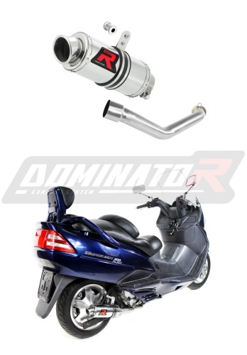 εξάτμιση σιγαστήρας DOMINATOR GP1 κατάλληλος για μοτοσυκλέτα Suzuki BURGMAN 400 1998 - 2002 6