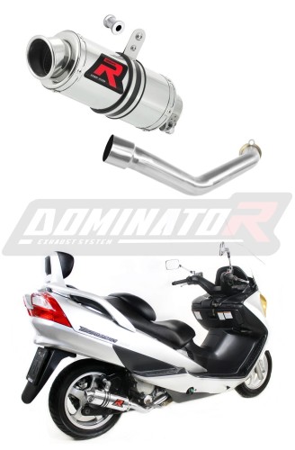 εξάτμιση σιγαστήρας DOMINATOR GP1 κατάλληλος για μοτοσυκλέτα Suzuki BURGMAN 400 2003 - 2006 5