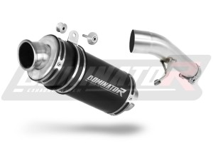Suzuki GSX 1250 FA 2010 - 2016 εξάτμιση Σιγαστήρας GP1 BLACK + dB killer medium