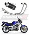 ολοκληρωμένο σύστημα εξάτμισης με τελικό DOMINATOR Full System GP1 ΜΑΥΡΟ που ταιριάζει στη μοτοσικλέτα Suzuki