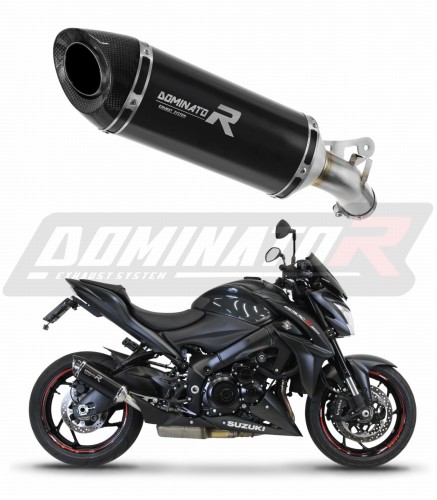 εξάτμιση τελικό DOMINATOR HP8 ΜΑΥΡΟ κατάλληλο για τη μοτοσυκλέτα Suzuki GSX-S 1000 / F 2015 - 2020 6