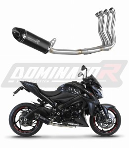 Suzuki GSX-S 1000 / F 2015 - 2020 Low Level Full system Χταπόδι εξάτμιση Τελικό HP8 BLACK + dB killer medium