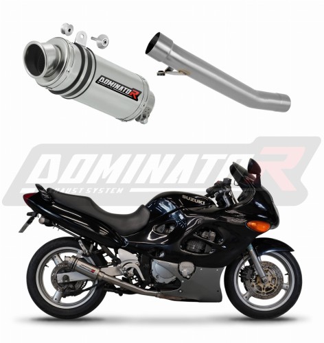 εξάτμιση τελικό DOMINATOR GP1 κατάλληλο για μοτοσυκλέτα Suzuki GSXF 750 1998 - 2006 6