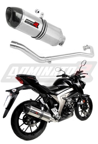πλήρες σύστημα εξάτμισης με σιγαστήρα DOMINATOR Full System HP1 κατάλληλο για τη μοτοσυκλέτα Suzuki GSX S 125 2017 - 2019 5