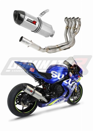 complete exhaust system with muffler DOMINATOR Full System HP1 fits to Suzuki GSXR 1000 2017  2021 6