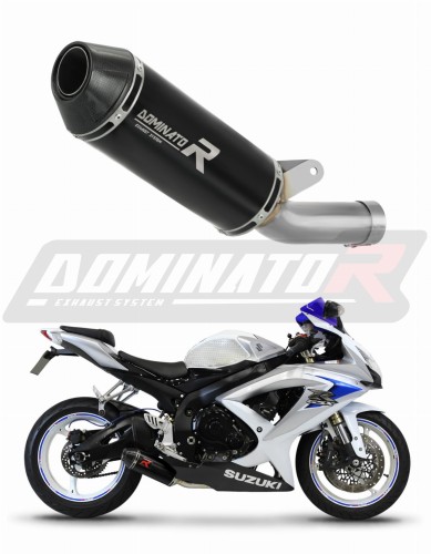 Suzuki GSXR 600 K8 K9 L0 2008 - 2010 εξάτμιση Σιγαστήρας HP3 BLACK LOW LEVEL + dB killer medium