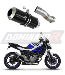 Suzuki SFV 650 GLADIUS 2009 - 2015 εξάτμιση Σιγαστήρας GP BLACK + dB killer medium
