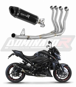 Suzuki GSX-S 1000 / F 2015 - 2020 Ολόκληρο σύστημα Πολλαπλή εξάτμιση Τελικό HP8 BLACK + dB killer μεσαίο