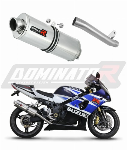 εξάτμιση τελικό DOMINATOR Slip-on Οβάλ συμβατή με τη μοτοσυκλέτα Suzuki GSXR 1000 K1 - K4 2001 - 2004 6