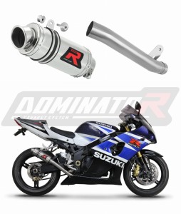 Suzuki GSXR 1000 K1 - K4 2001 - 2004 εξάτμιση Τελικό Slip-on GP1 + dB killer medium