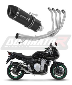 Suzuki GSF 650 BANDIT N / S 2007 - 2016 Πλήρες σύστημα Πολλαπλή εξαγωγής Σιγαστήρας HP1 BLACK + dB killer medium