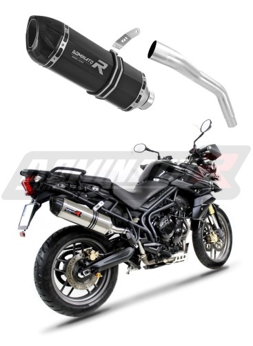 εξάτμιση σιγαστήρας DOMINATOR HP1 BLACK κατάλληλος για μοτοσυκλέτα Triumph TIGER 800 XC XR 2011 - 2014 3