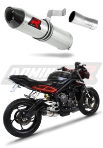 Triumph STREET TRIPLE 765 S R RS 2017 - 2022 εξάτμιση Τελικό HP2 + dB killer medium