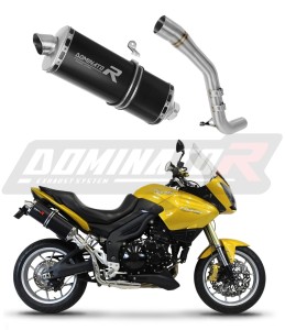 Triumph Tiger 1050 2006 - 2012 εξάτμιση Σιγαστήρας P7 BLACK + dB killer medium