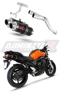 YAMAHA FZ6 FAZER S1 εξάτμιση Τελικό ST BLACK 2004 - 2010 + dB killer medium