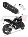 εξάτμιση τελικό DOMINATOR HP1 ΜΑΥΡΟ κατάλληλο για μοτοσυκλέτα Yamaha FZ1 FAZER 1000 2006 - 2015 3