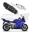 εξάτμιση τελικό DOMINATOR HP1 ΜΑΥΡΟ κατάλληλο για μοτοσικλέτα Yamaha FJR 1300 2001 - 2005 7