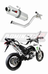 XT 660 R εξάτμιση Τελικό OVAL + πλευρικός συλλέκτης 2004 - 2016 + dB killer medium