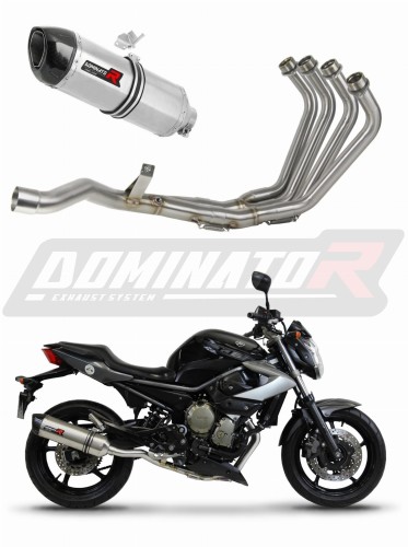 πλήρες σύστημα εξάτμισης με σιγαστήρα DOMINATOR Full System HP1 κατάλληλο για τη μοτοσυκλέτα Yamaha XJ 6N S F 2009 - 2016 6