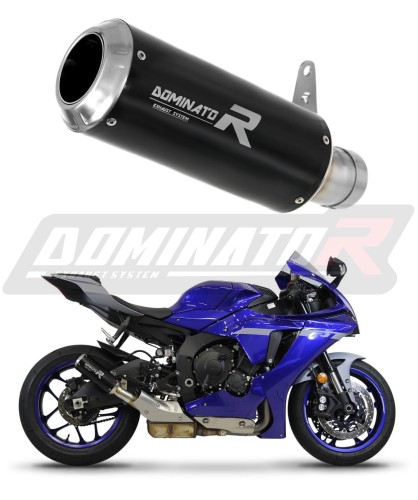 εξάτμιση τελικό DOMINATOR GP ΜΑΥΡΟ κατάλληλο για μοτοσυκλέτα Yamaha YZF R1 1000 RN32 2015 - 2016 6