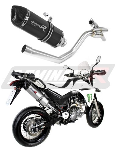 εξάτμιση σιγαστήρας DOMINATOR HP1 ΜΑΥΡΟ για μοτοσυκλέτα Yamaha XT 660 X 2004 - 2016 5