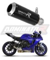 εξάτμιση τελικό DOMINATOR GP ΜΑΥΡΟ κατάλληλο για τη μοτοσυκλέτα Yamaha YZF R1 1000 RN49 2017 - 2019 6