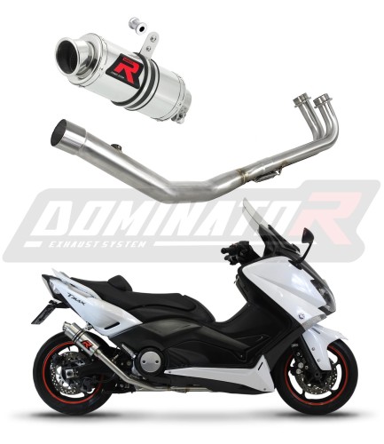 πλήρες σύστημα εξάτμισης με τελικό DOMINATOR Full System GP1 κατάλληλο για μοτοσυκλέτα Yamaha XP 530 T-MAX 2012 - 2016 6